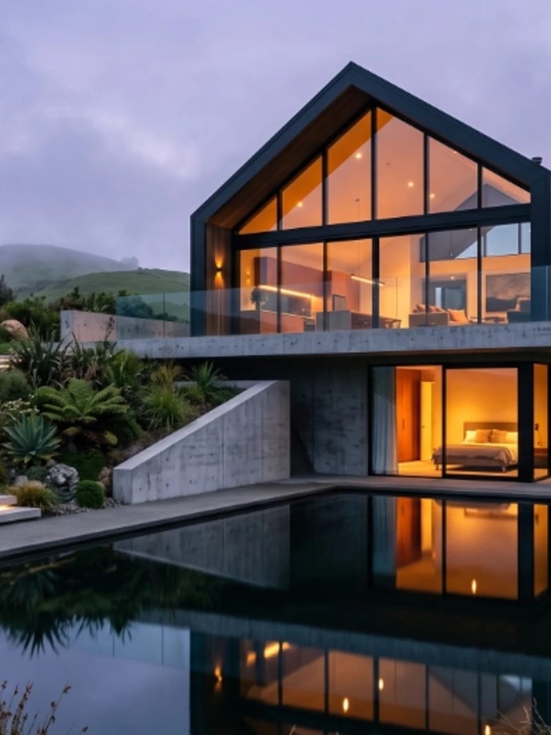 Contemporary coastal residential villa 3D architectural rendering in Goa by ERENDERS
